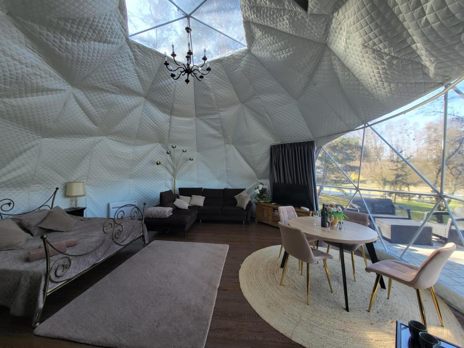 Hotel Glamping Pod Orlem Cedynia Exterior foto